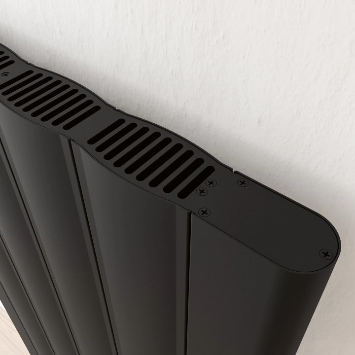 Kairo Black Electric Flat Panel Radiators with Smart Control (4 Sizes)
