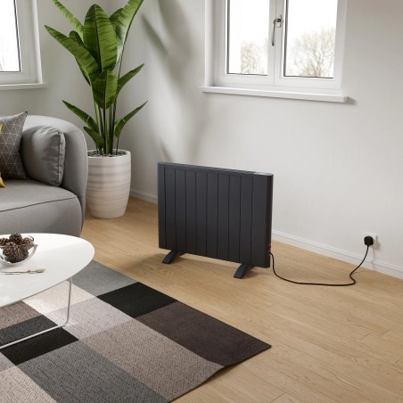 Rhino Anthracite Electric Flat Panel Radiators with Smart Control