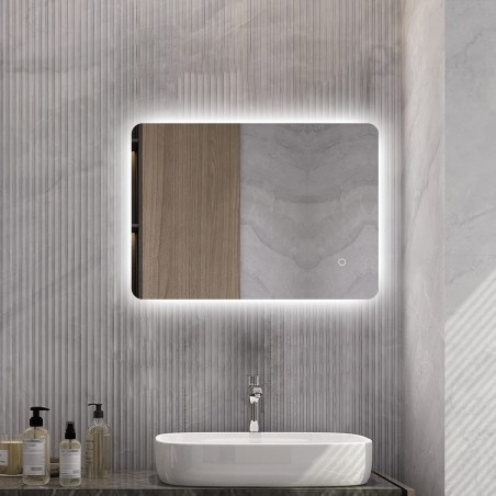 Edge Steam Free Colour Changing White/Warm LED Mirrors - 2 Sizes