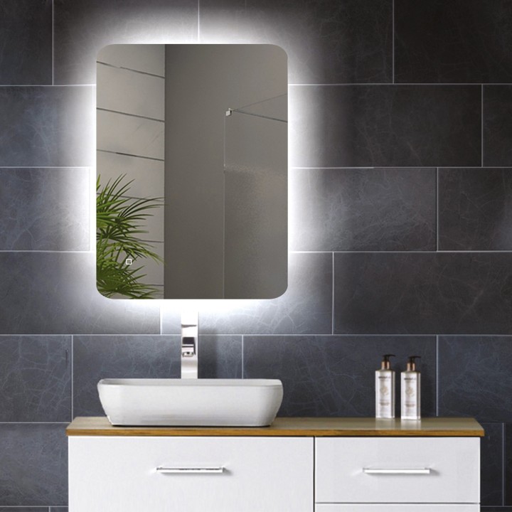 Edge Steam Free Colour Changing White/Warm LED Mirrors - 2 Sizes
