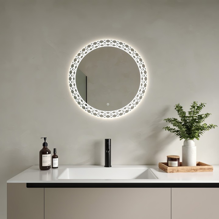 Halo Steam Free Colour Changing White/Warm LED Mirrors - 2 Sizes