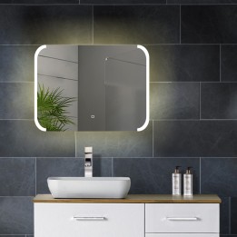 Nova Steam Free Colour Changing White/Warm LED Mirrors - 2 Sizes