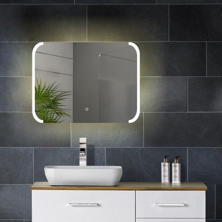 Nova Steam Free Colour Changing White/Warm LED Mirrors - 2 Sizes