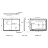 Rico Steam Free LED Mirrors - 2 Sizes