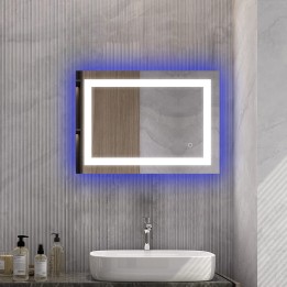Elyse Steam Free Colour Changing LED Mirror - 500mm (w) x 700mm (h)