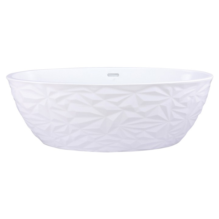 Sapporo Double Ended Freestanding Luxury Bath & Integrated Chrome Waste - 1700mm(l) x 750mm(w) x 600mm(h)