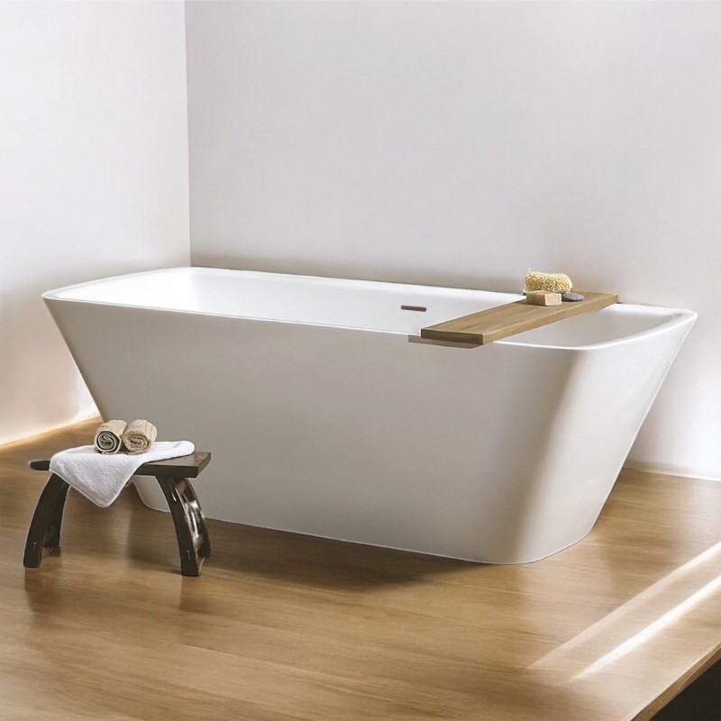 Kyoto Double Ended Freestanding Luxury Bath - closeup