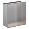 300mm (w) x 300mm (h) Stainless Steel Square Pre-Formed Shower Niche With LED Lighting