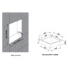 300mm (w) x 300mm (h) Brushed Brass Stainless Steel Square Pre-Formed Shower Niche With LED Lighting