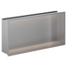 600mm (w) x 300mm (h) Stainless Steel Rectangular Pre-Formed Shower Niche With LED Lighting