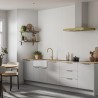 Grained Alpine White Wood Slat - Naturepanel