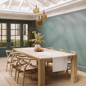 Grained Stone Green Wood Slat - Naturepanel