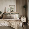 Beige Grey Lorenzo Oak Wood Slat - Naturepanel