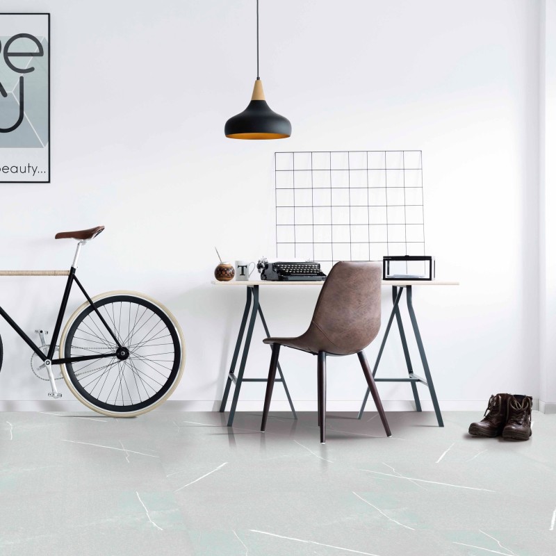 Hera Marble - SPC Click Flooring - 615mm x 315mm - Insitu