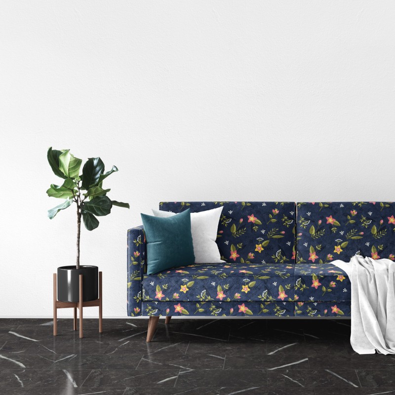 Dynasty Black - SPC Click Flooring - 615mm x 315mm - Insitu