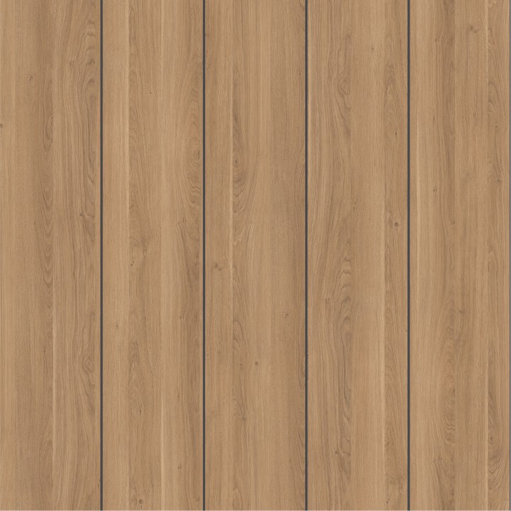 Brown Cuneo Oak Shiplap - Naturepanel - Close Up