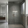 300mm (w) x 300mm (h) Stainless Steel Square Pre-Formed Shower Niche With LED Lighting - closeup