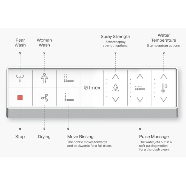 Back To Wall Smart Toilet