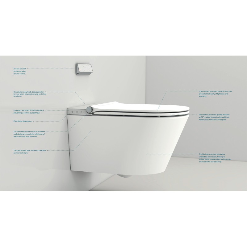 Wall Mounted Smart Toilet