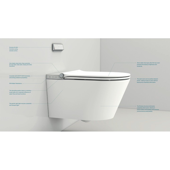 Wall Mounted Smart Toilet