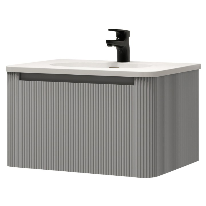 Cosmo 600mm Wall Hung Single Drawer Vanity Units