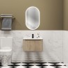 Cosmo 600mm Wall Hung Single Drawer Vanity Units - Insitu