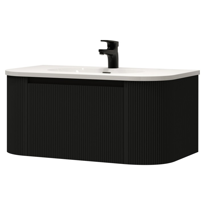 Cosmo 800mm Wall Hung Single Drawer Vanity Units