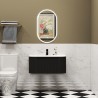 Cosmo 800mm Wall Hung Single Drawer Vanity Units