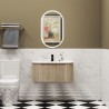 Cosmo 800mm Wall Hung Single Drawer Vanity Units - Insitu