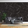Dynasty Black - SPC Wall Tiles - 800mm x 400mm - Insitu