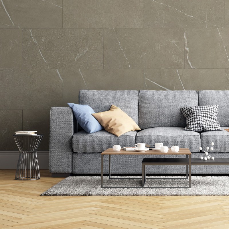 Olympus Beige - SPC Wall Tiles - 800mm x 400mm - Insitu
