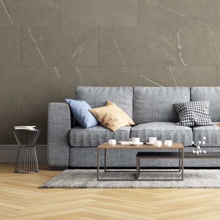 Olympus Beige - SPC Wall Tiles - 800mm x 400mm - Insitu