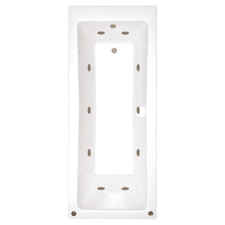 Edge Square Single Ended Whirlpool & Airpool Baths