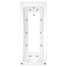 Edge Square Single Ended Whirlpool & Airpool Baths