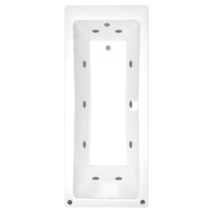 Edge Square Single Ended Whirlpool & Airpool Baths
