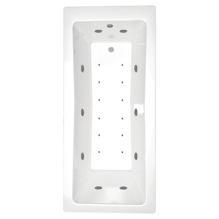 Edge Square Single Ended Whirlpool & Airpool Baths