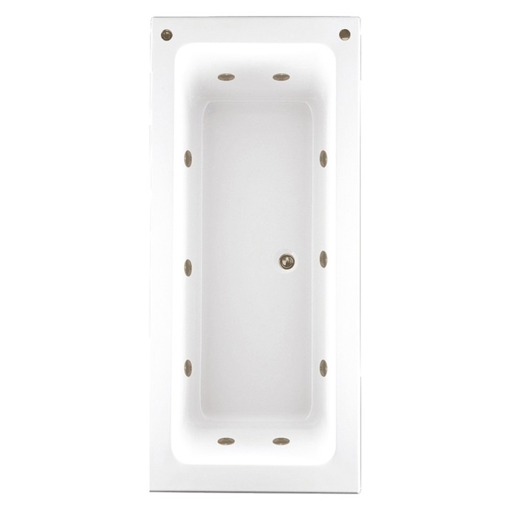 Edge Square Double Ended Whirlpool & Airpool Baths