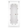 Edge Square Double Ended Whirlpool & Airpool Baths