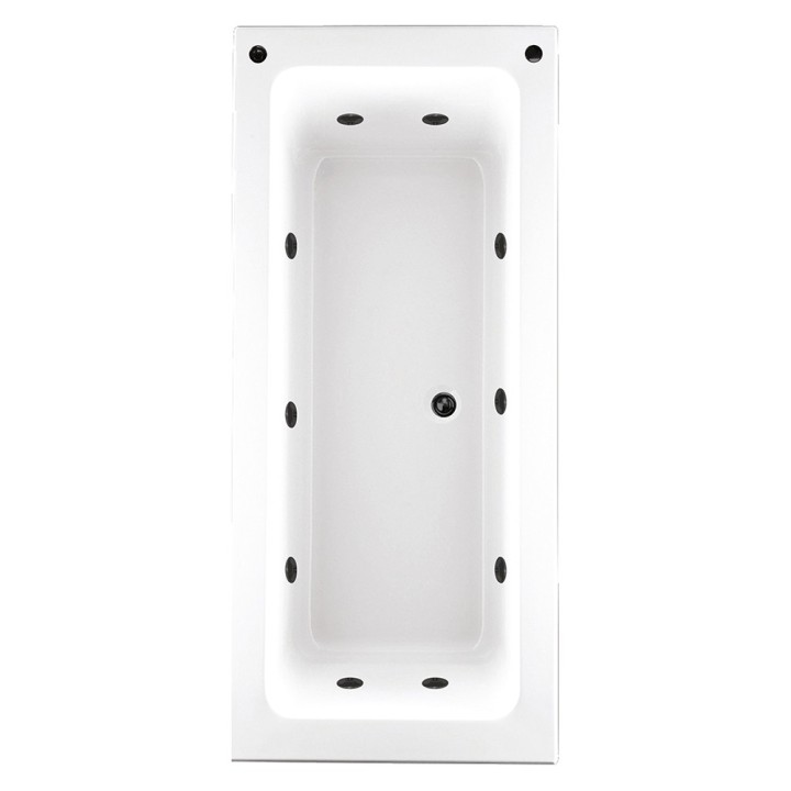 Edge Square Double Ended Whirlpool & Airpool Baths