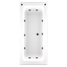 Edge Square Double Ended Whirlpool & Airpool Baths