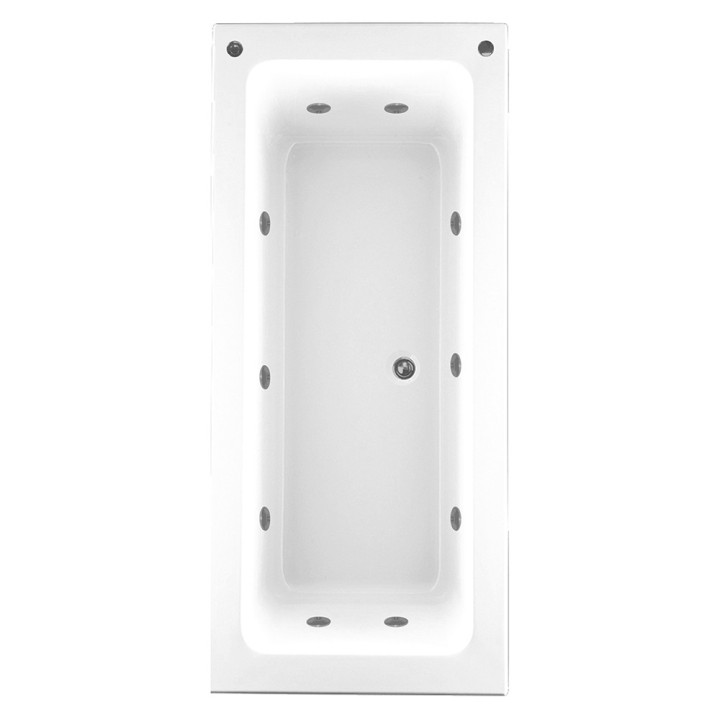Edge Square Double Ended Whirlpool & Airpool Baths