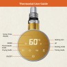 Cleo Round Smart WIFI Brushed Brass Electric Radiator Towel Rail Heating Elements