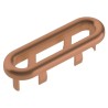 Messina Overflow Oval Ring - Brushed Bronze