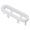 Messina Overflow Oval Ring - White