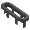 Messina Overflow Oval Ring - Matt Black
