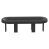 Messina Overflow Oval Ring - Matt Black