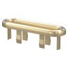 Messina Overflow Oval Ring - Brushed Brass