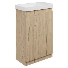 Hades 550mm (W) Floorstanding Slim Depth 1 Door Basin Unit