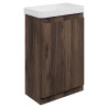 Hades 550mm (W) Floorstanding Slim Depth 1 Door Basin Unit