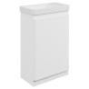 Hades 550mm (W) Floorstanding Slim Depth 1 Door Basin Unit
